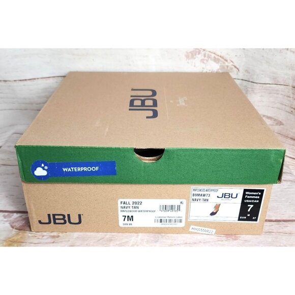 Fall 2022 Navy/Tan Maplewood Waterproof JBU By Jambu Women’s Boots 7M EUR 37 - Picture 13 of 14